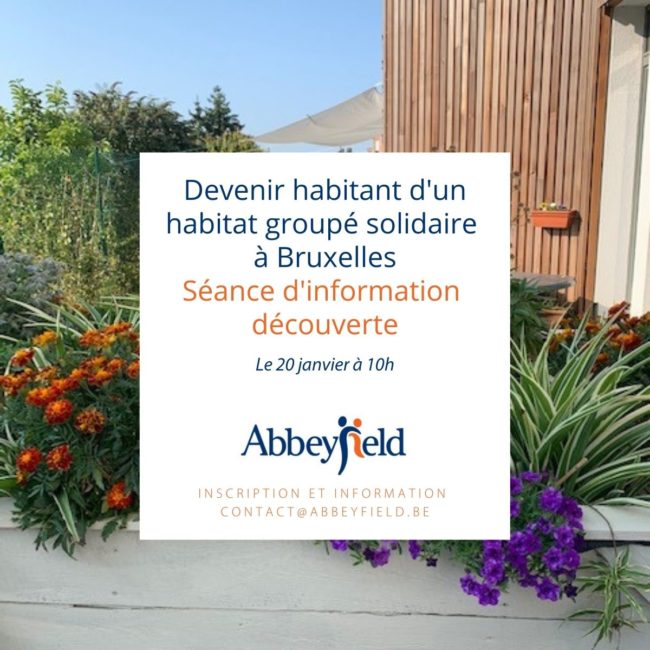 Session d’info Abbeyfield- le 20-01-2022