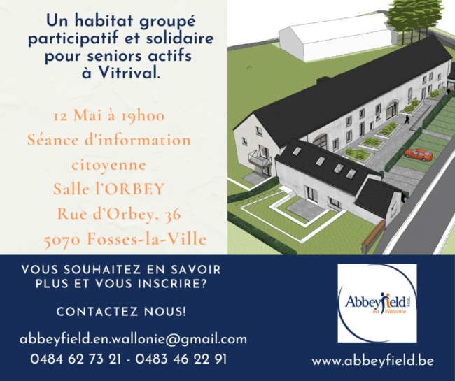 Une nouvelle maison ABBEYFIELD à Fosses la Ville (Vitrival)