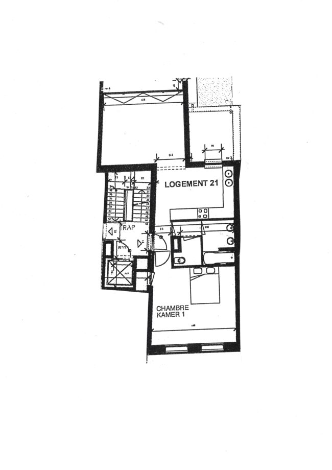 Appartement 1 chambre à vendre en Co-Housing – 59m²