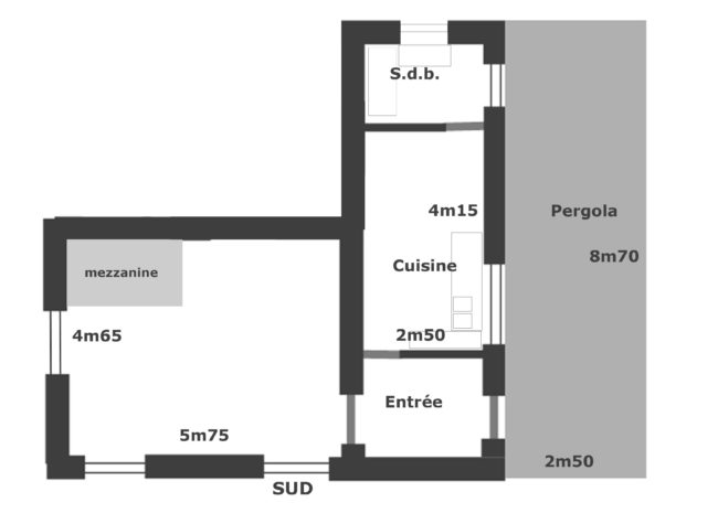 Liège Rez-de chaussée avec pergola et jardin à louer