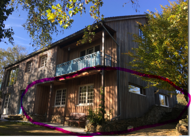 Appartement dans maison écologique et spirituelle rétirée