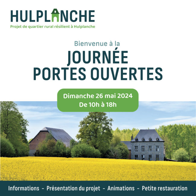 Le quartier rural résilient d’Hulplanche: nouvel éco-lieu dans la province de Namur