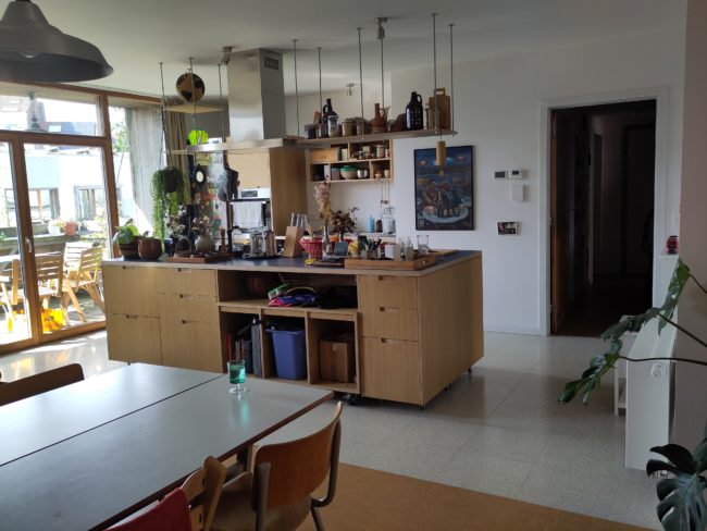 Appartement 3ch. dans habitat groupé à Schaerbeek à louer du 5 juillet au 2 août 2026
