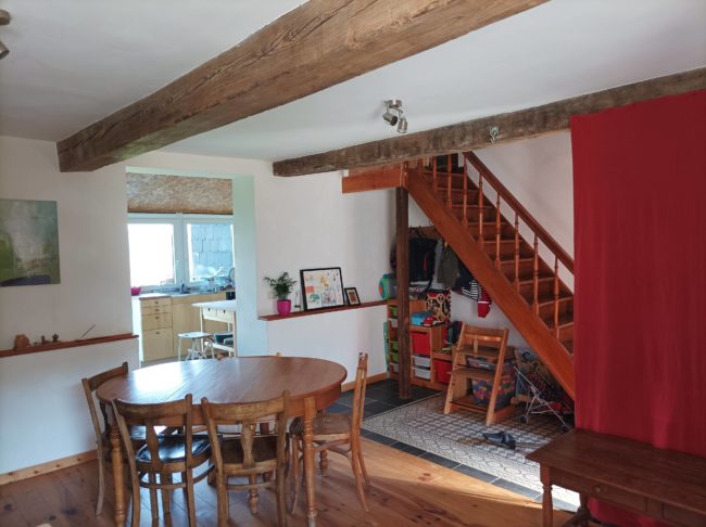 Maison à louer dans habitat participatif à Fisenne (rue de la paix)