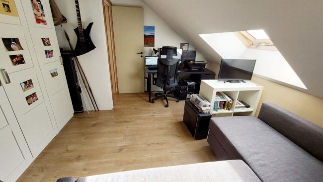 Sous offre – Maison 4 chambres au sein de l’habitat groupé de la Ferme de Lonzée (Gembloux).  