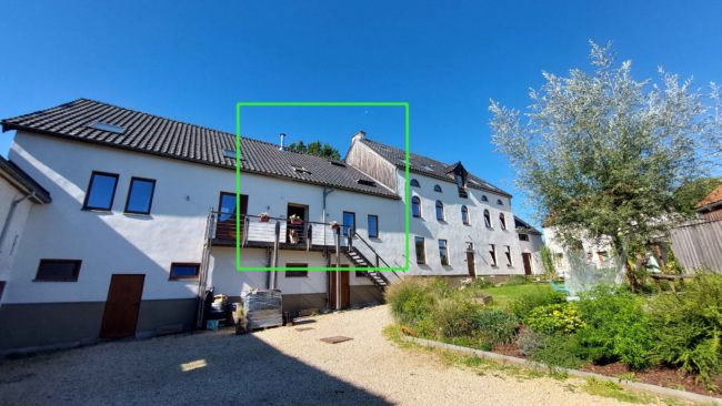 Sous offre – Maison 4 chambres au sein de l’habitat groupé de la Ferme de Lonzée (Gembloux).  