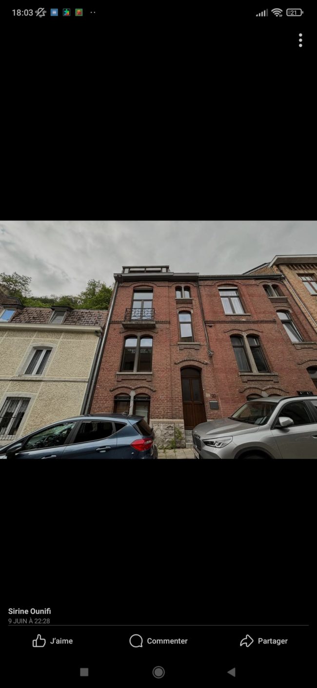 Chambres à louer – Cohabitation participative Namur (Laplante)