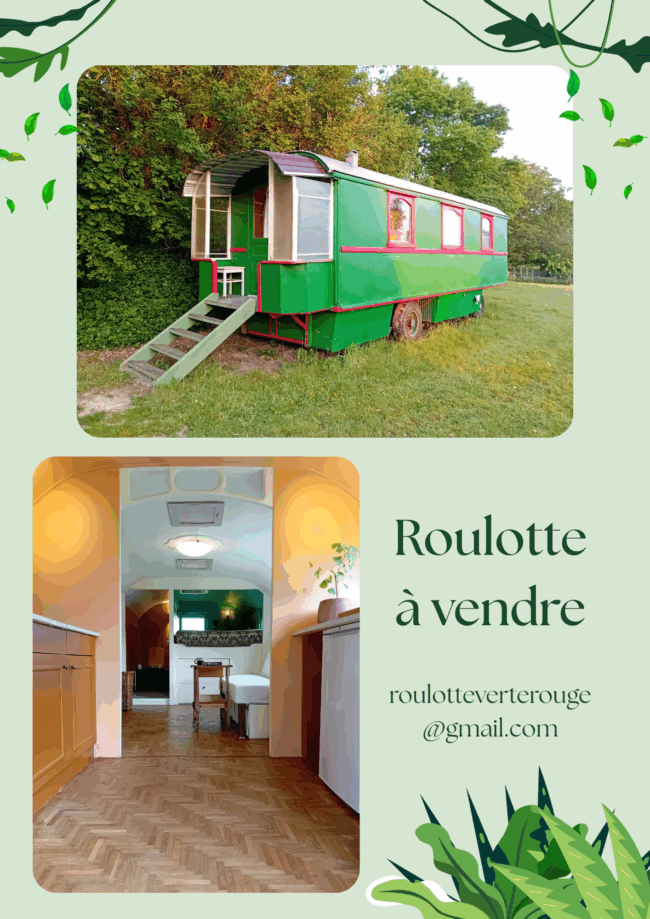 Roulotte entièrement rénovée à vendre