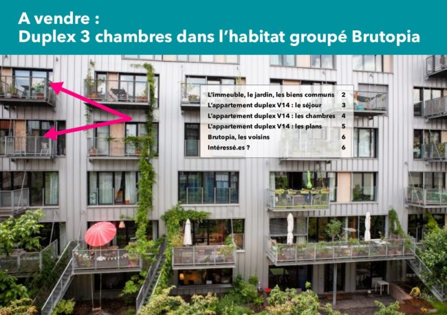 Brutopia: duplex 3 chambres à vendre