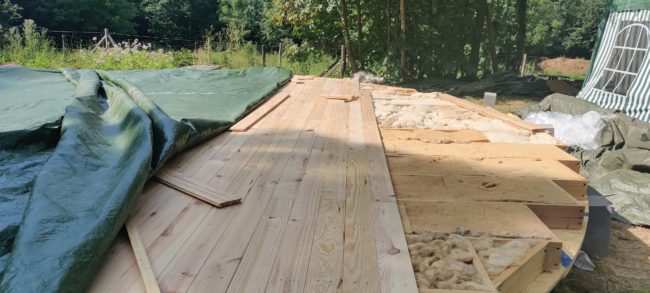 Cherche bénévoles chantier double yourte