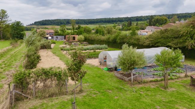 Habitat léger sur terrain de ares à Torgny (Gaume )