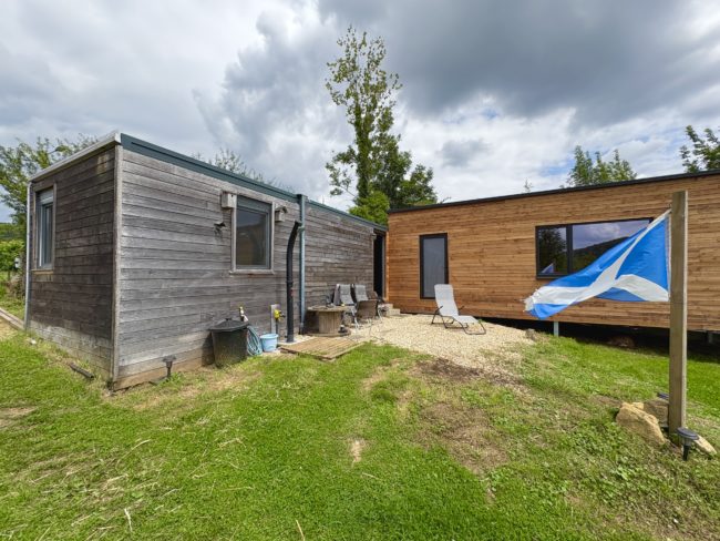 Habitat léger sur terrain de ares à Torgny (Gaume )