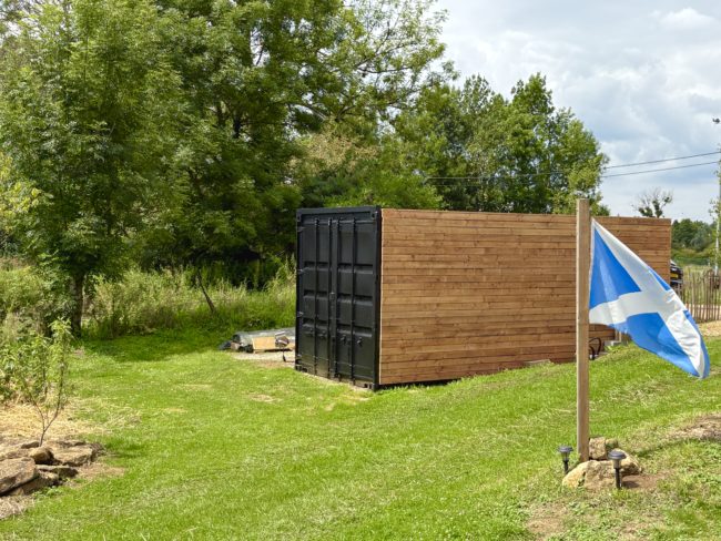 Habitat léger sur terrain de ares à Torgny (Gaume )