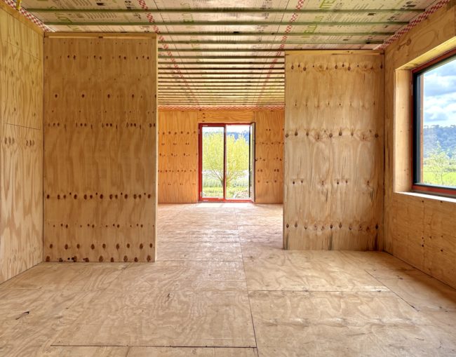 Habitat léger sur terrain de ares à Torgny (Gaume )