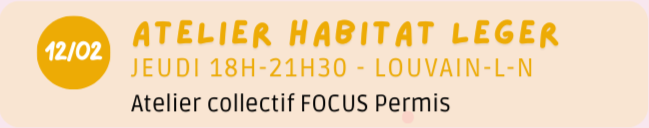 Atelier collectif habitat léger – Focus permis 