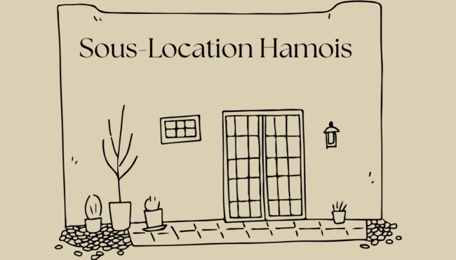 SOUS-LOCATION – STUDIO 50m² À HAMOIS