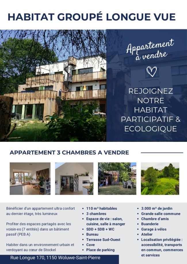 Habitat Groupé Longue Vue – Appartement à vendre