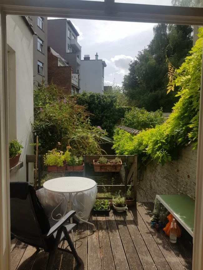 Colocation Schaerbeek à 3 avec jardin ensoleillé