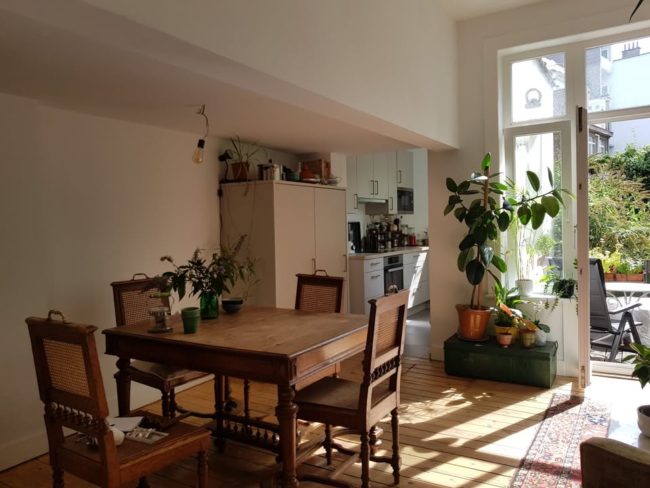 Colocation Schaerbeek à 3 avec jardin ensoleillé