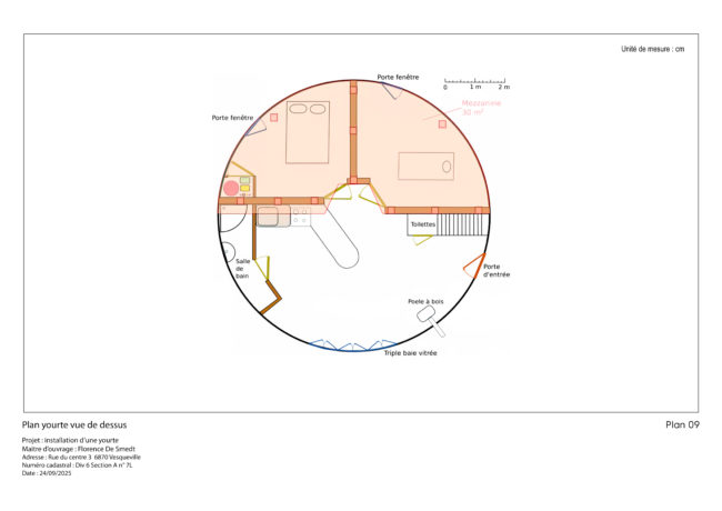 🌿 YOURTE MONGOLE AUTHENTIQUE 65 m² + MEZZANINE — HABITAT D’EXCEPTION