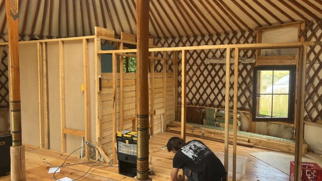 🌿 YOURTE MONGOLE AUTHENTIQUE 65 m² + MEZZANINE — HABITAT D’EXCEPTION
