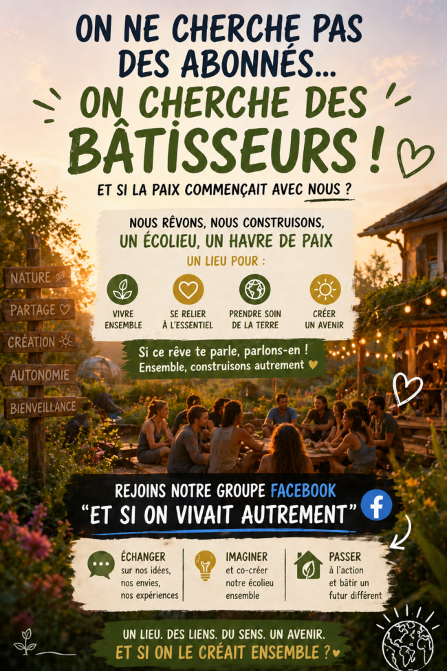 Wanted : rêveurs avec les pieds dans la terre