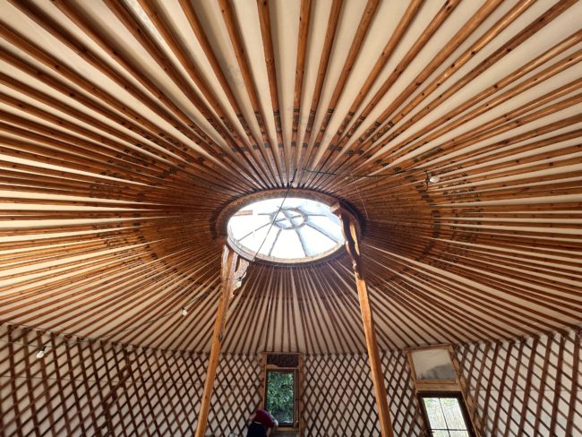 🌿 YOURTE MONGOLE AUTHENTIQUE 65 m² + MEZZANINE — HABITAT D’EXCEPTION