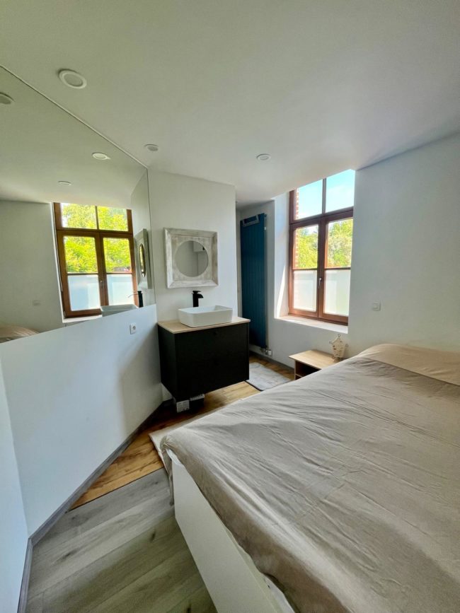 Appartement une chambre à louer au sein de l’habitat groupé « Ferme de la Brasserie » à Cortil-Noirmont (Chastre)