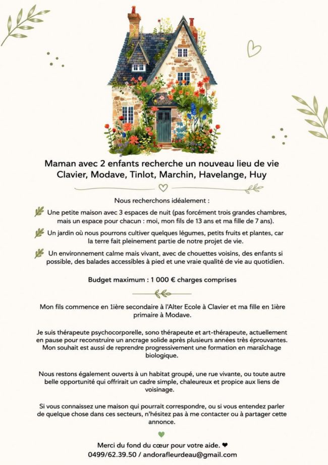 🌳💚RECHERCHE DE NOTRE NOUVEAU LIEU DE VIE 💚🌳