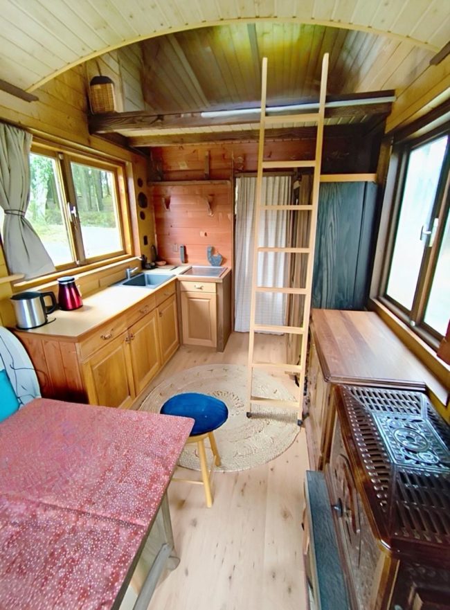 Tiny roulotte habitable à vendre (FR)
