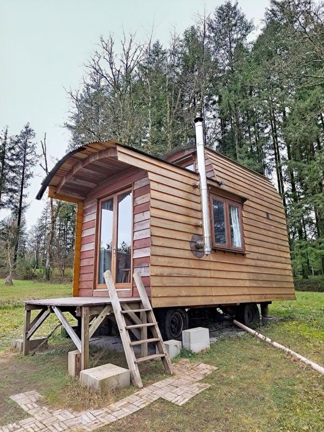 Tiny roulotte habitable à vendre (FR)