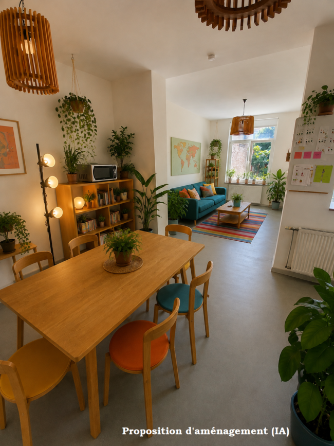Anderlecht, Triplex 5 chambres à partager en colocation