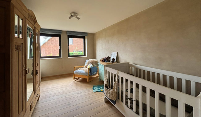 Maison contemporaine à vendre – Habitat groupé du Bel Harton à Lonzée (Gembloux), PEB A+, 206 m²