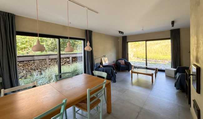 Maison contemporaine à vendre – Habitat groupé du Bel Harton à Lonzée (Gembloux), PEB A+, 206 m²