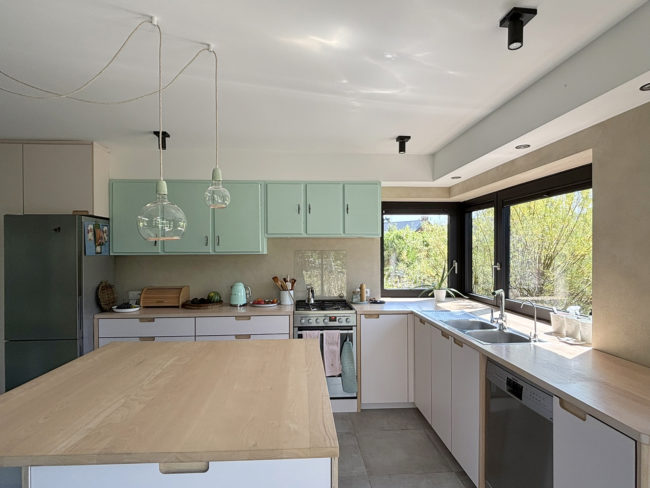 Maison contemporaine à vendre – Habitat groupé du Bel Harton à Lonzée (Gembloux), PEB A+, 206 m²