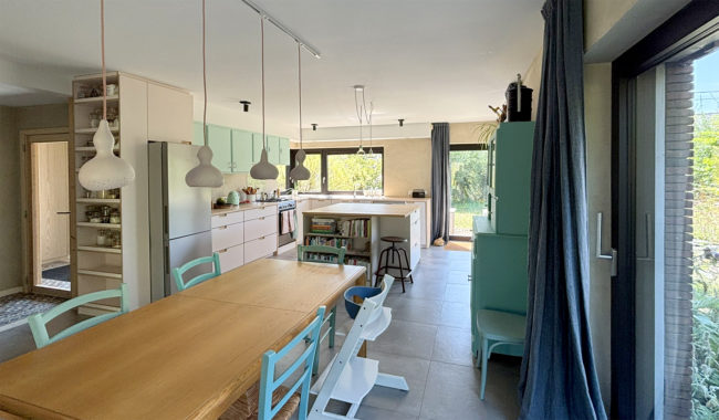 Maison contemporaine à vendre – Habitat groupé du Bel Harton à Lonzée (Gembloux), PEB A+, 206 m²
