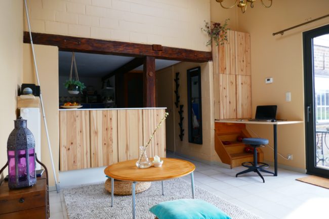 Studio à louer dans petit habitat calme avec grand jardin partagé