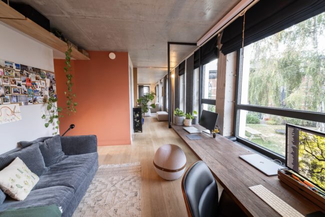 Appartement de 170m², 3 chambres, à vendre dans l&rsquo;habitat groupé Casanova à Schaerbeek